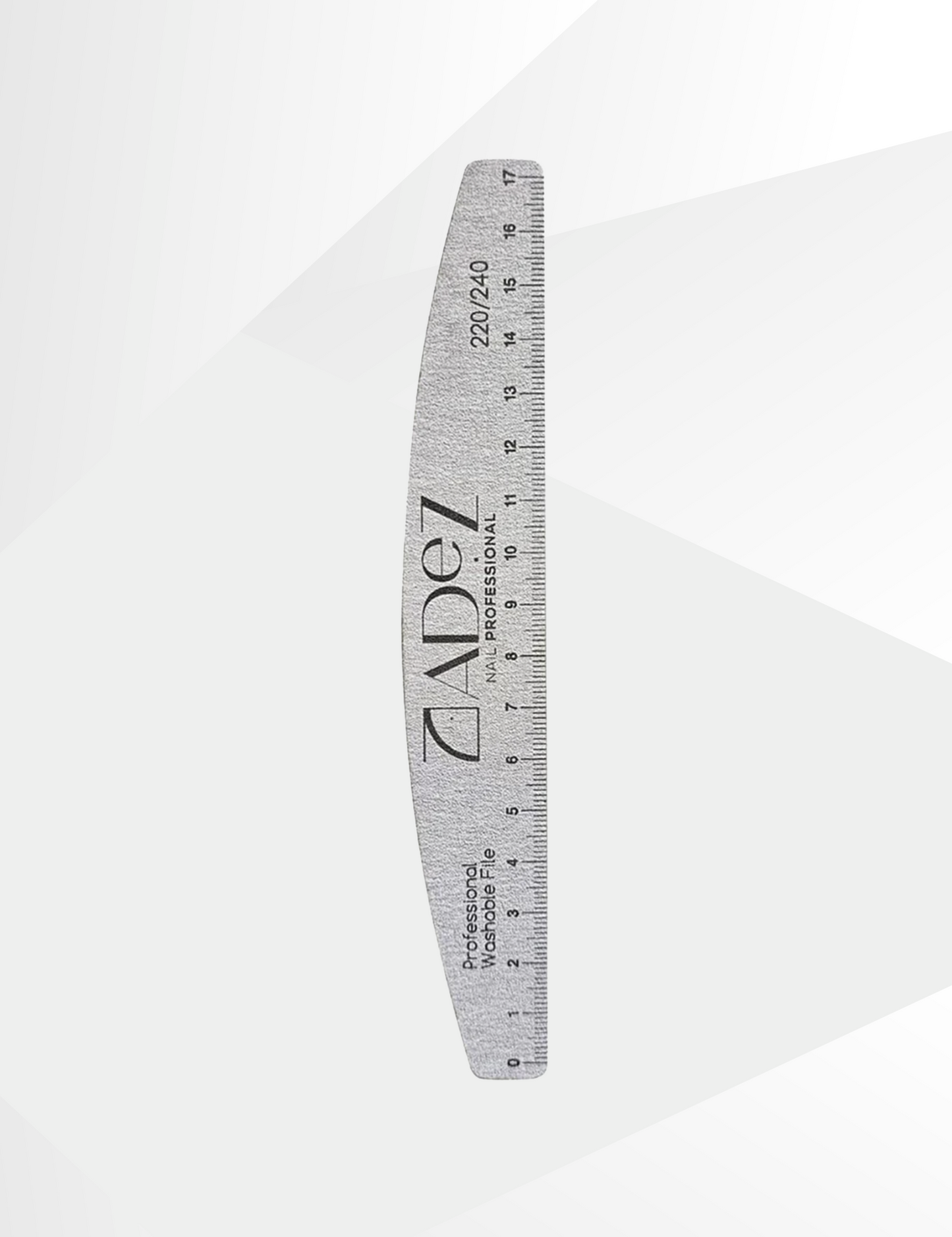 20 Abrasive Zebra Nail Files. Grit 220/240